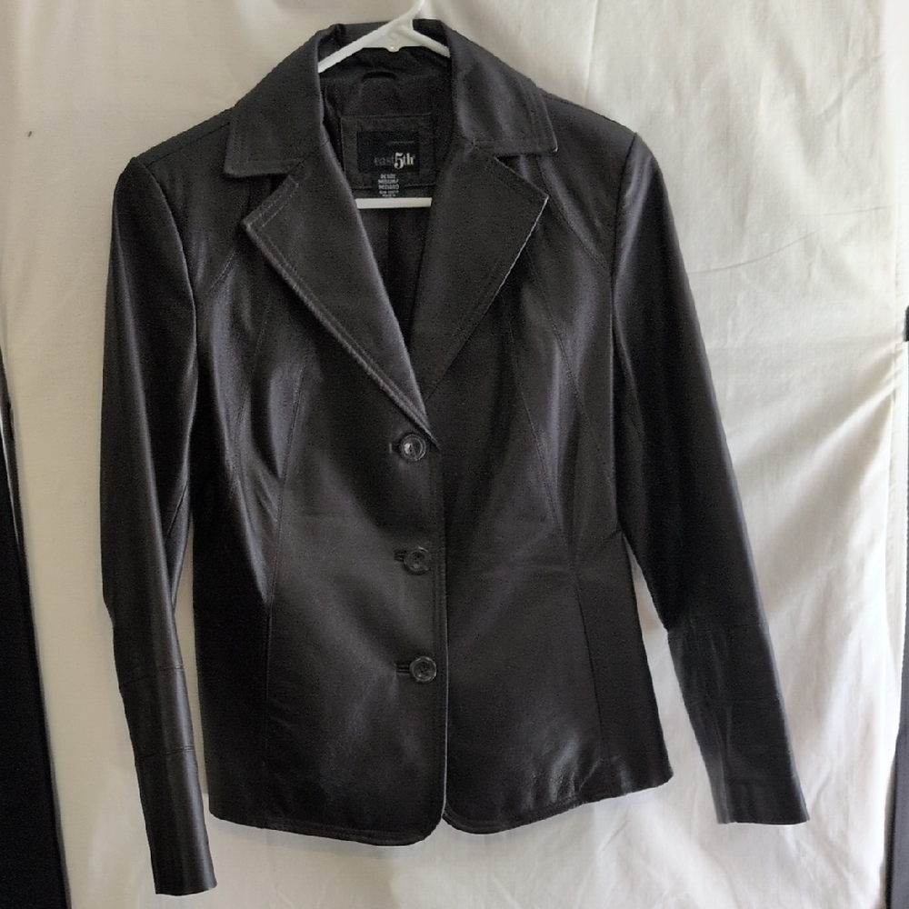 East 5th Brown Leather Jacket